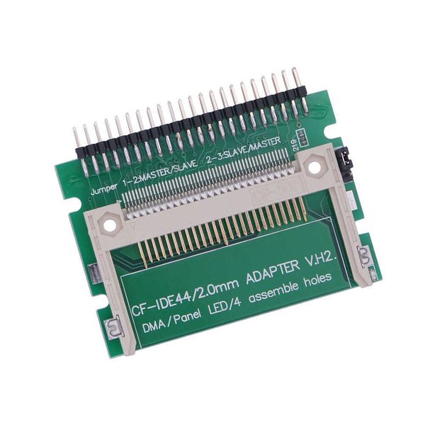 Scheda CF flash compatta su una scheda azionaria da 44pin IDE 2,0 mm maschio da 2,5 pollici convertitore dell'adattatore avviabile HDD