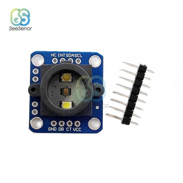 GY-33 TCS34725 Modulo di riconoscimento del sensore di colore Scheda di sviluppo RGB IIC Sostituisci TCS230 TCS3200 per Arduino