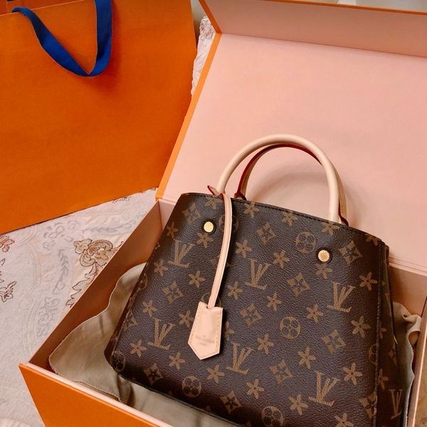 Luxurys çantaları baskı çiçek çanta cüzdanlar montaigne çanta tasarımcıları deri omuz crossbody çanta louiseity kadın çanta viutonity tapı bayan alışveriş çantası