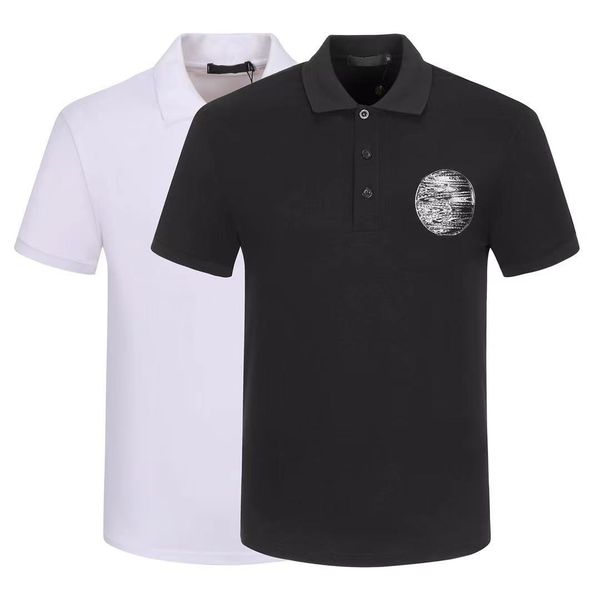 Homens Camiseta Polo Designers Letra G Moda Camisas Mulher Manga Curta Tees Preto Branco Verão Bests Selling Mens Treino Tshirt Casua