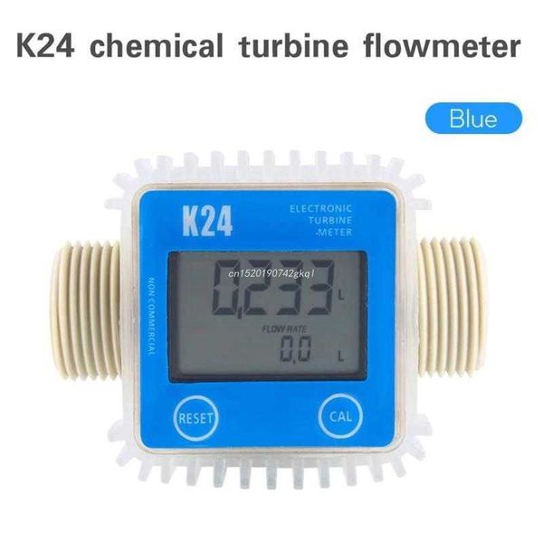 Digitale per turbina Misuratore di portata Display LCD Misuratore di portata Gas Olio Combustibile DIESEL Cherosene Durevole