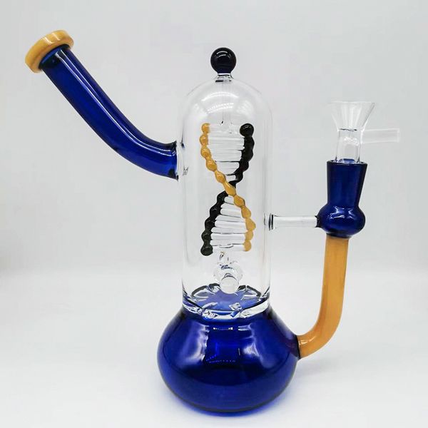 Bong creativi Glass Craft Narghilè Olio Dab Rig Personalità Narghilè Vestito Tubo dritto Accessori per fumatori in vetro