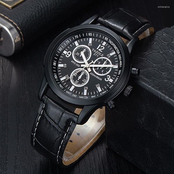 Armbanduhren Relogio Masculino Männer Uhren Luxus Top Marke Yazole Sport Herrenmode Casual Uhr Militär Quarz SaatWristwatches Wil