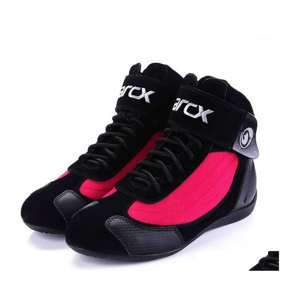 Foot de motocicleta Arcx Motorbike bota bota genuína Coz de couro Chopper Moto Boots Cruiser Touring Touring Torthle Shoes1 Drop DH6SK