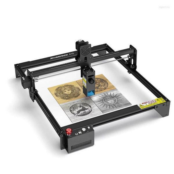 Impressoras A10 Efeito 150W CNC Laser Greatter Gravador de corte de metal de madeira arcílico Couro de madeira 10W Kitprinters ROGE22