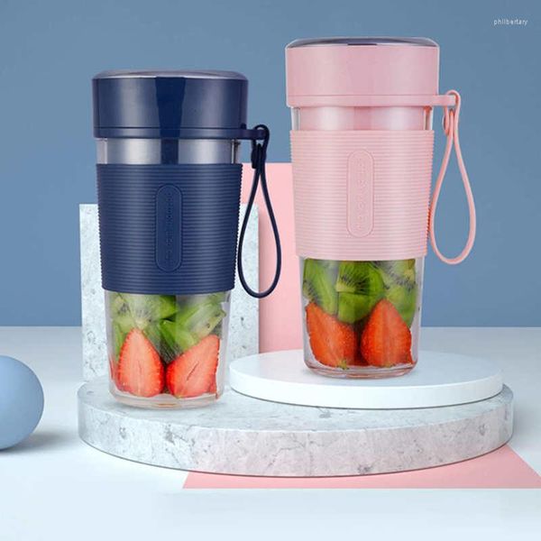 Juicers Blender Electric USB Carregamento BPA Free One Piece Selagem SUS304 Lâmina de aço inoxidável Individual à prova d'água