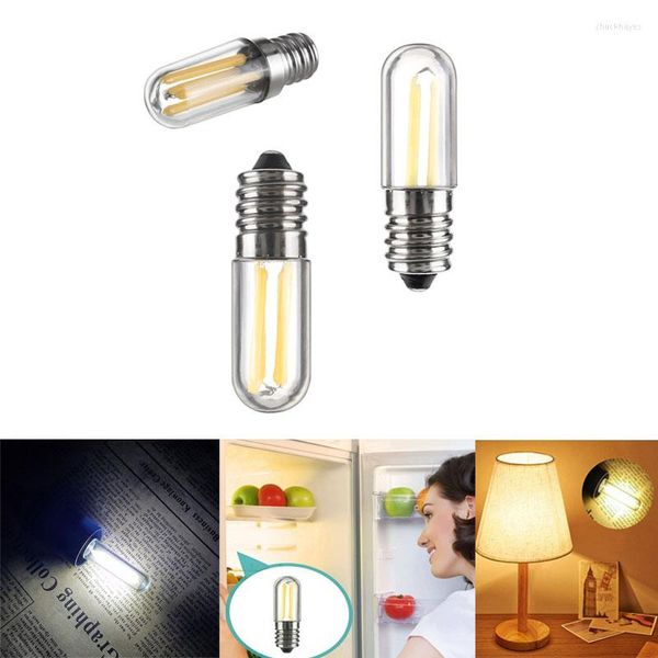 Mini E12 E14 LED BULBO DIMMÁVEL 1W 2W 4W FRIGH LUZ FILIRE