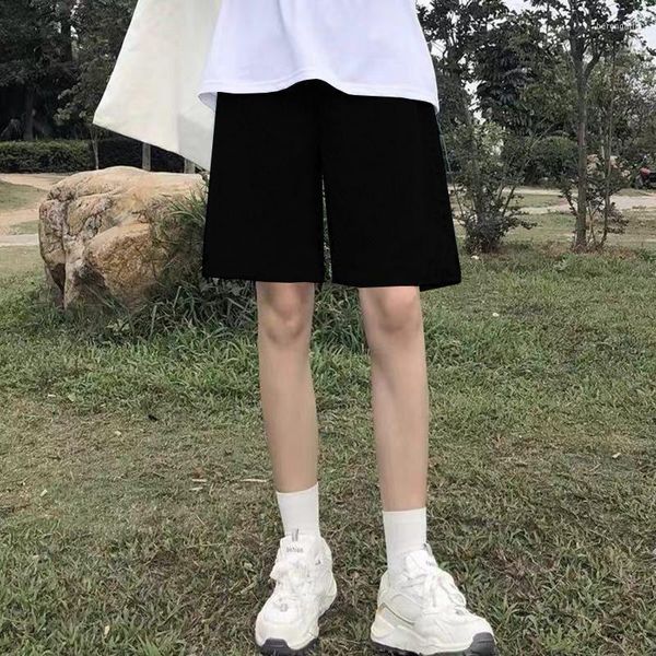 Calça esportiva feminina feminina calça esportiva negra de tamanho grande de tamanho coreano Perca fino roupas de perna larga de cintura alta 2023
