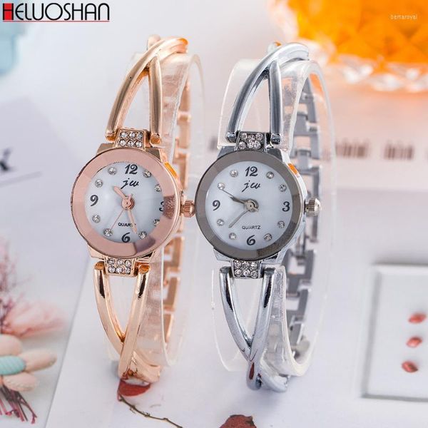 Armbanduhren Preissenkung Reloj Muje Rose Gold Armband Uhr Frauen Luxus Diamant Quarz Hohe Qualität Montre FemmeArmbanduhren Bert22