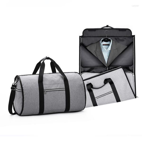 Duffel Bags Men Bag de viagem de grande capacidade Duffle Dufflement Multifuncional Trip Time Storage Bagagem com alça de ombro