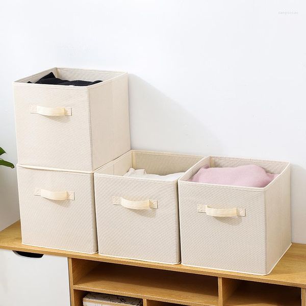 Aufbewahrungsboxen, faltbar, Vliesstoff, für Kleidung, Unterwäsche, BH, Schublade, Schrank-Organizer, Kleinigkeiten, Spielzeug, Korb, Büro, Schreibwaren, Zubehör