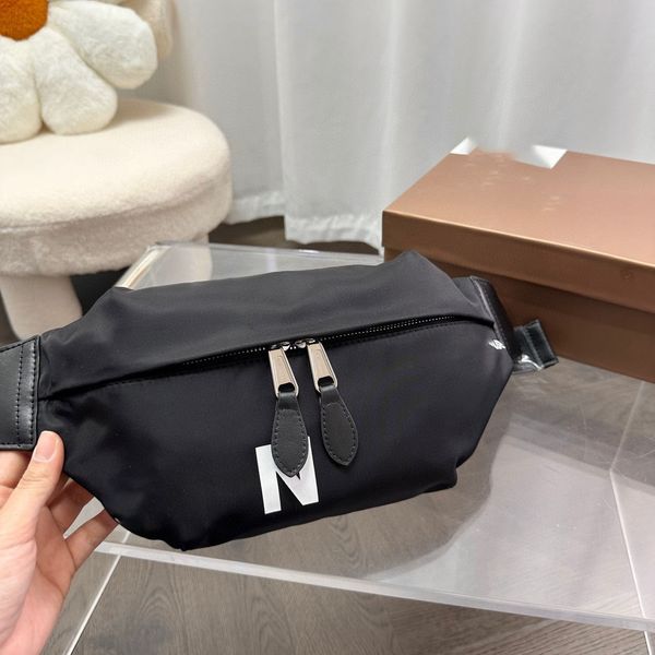 Дизайнерская мужская поясная сумка, классическая нейлоновая нагрудная сумка, грязеотталкивающая и водонепроницаемая сумка через плечо.