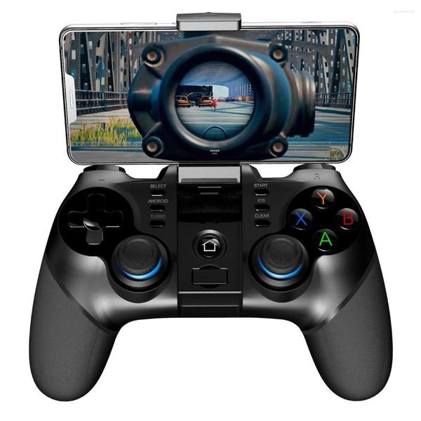 Oyun Denetleyicileri İpega Gamepad PG-9076 Bluetooth 2.4G Kablosuz Konsol Denetleyicisi Mobil Tetikleyici Oyun Tutucu Android TV PC P3