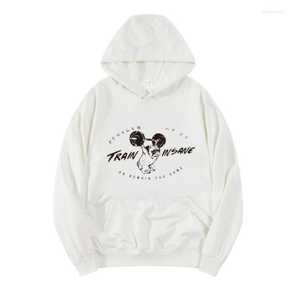 Erkek Hoodies Tren Pug Life Pamuk Erkekler 2023 Sokak Giyim Sonbahar Kış Sweatshirt Kadın Hip Hop Hoodie Kazak Hoody Büyük Boy