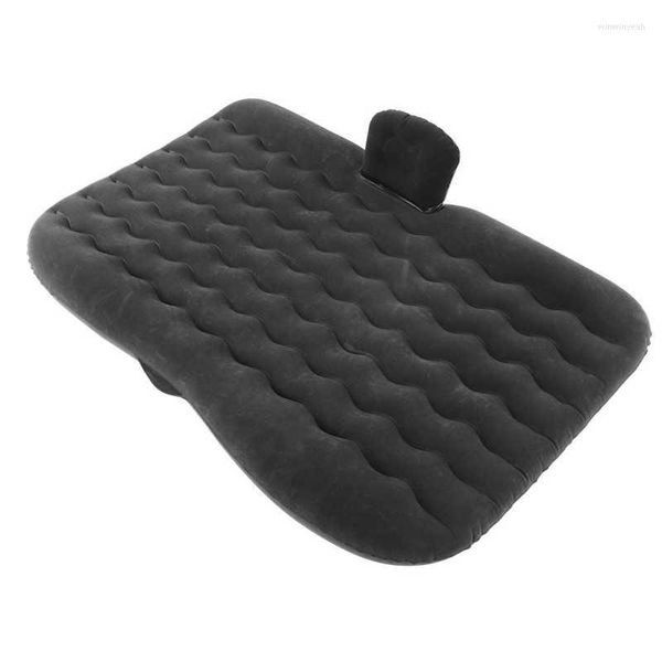 Accessori interni Materasso ad aria gonfiabile per auto Letto amaca in pelle scamosciata Cuscino per dormire da campeggio per esterni