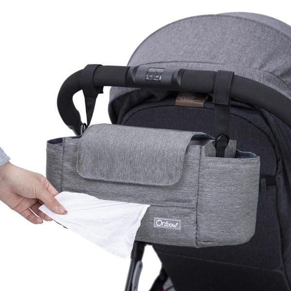 Sacos de fraldas Orzbow bebê carrinho de bebê Organizador portátil Bolsas de manobras de brony bronff -brony saco de maternidade para atendimento