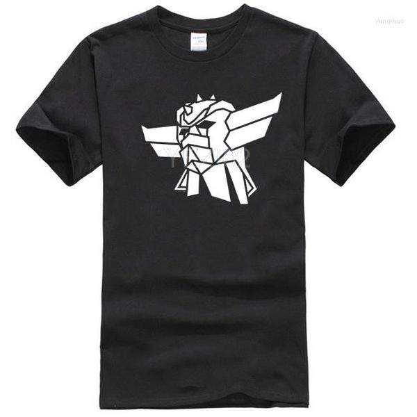 Camisetas masculinas Goldorak OVNI robô Grendizer Camiseta traje de mangas curtas de algodão purificado Crew pescoço