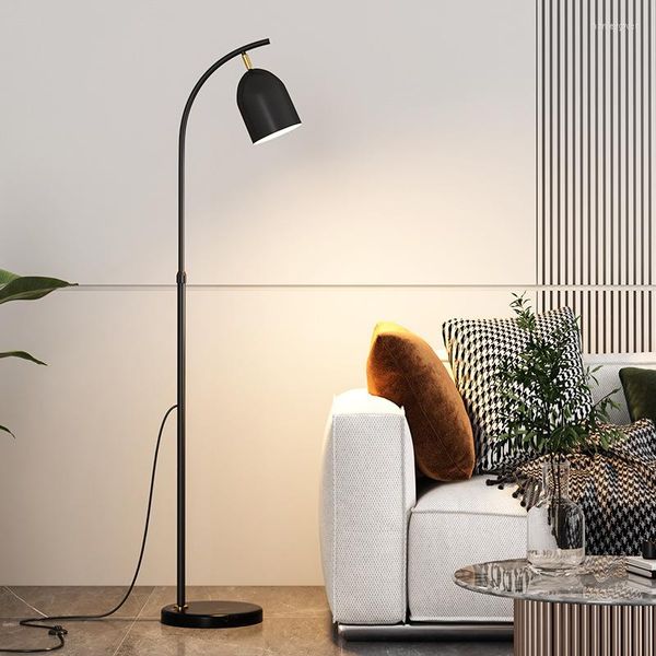 Stehlampen Nordic Wohnzimmer LED Lampe Moderne Schwarz Gold Schlafzimmer Nachttisch Sofa Einstellbare Beleuchtung