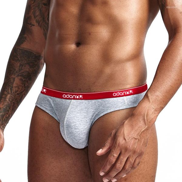 Mutande Uomo Intimo Slip Cotone Traspirante Mutandine maschili Cueca Tanga U Marsupio Confortevole Slip Homme AD41