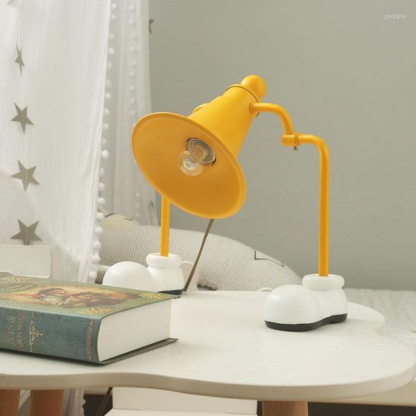 Tischlampen Cartoon Glocke Mann Lampe Kreative Augenschutz Wand für Gang Decke Lernen Schlafzimmer Kinderzimmer Dekor Led