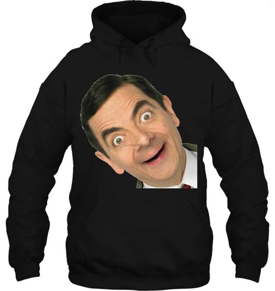 Erkek hoodies erkek hoodie moda fantastik tasarım Mr.Bean baskılı üstler sıradan kadın sokak kıyafetleri