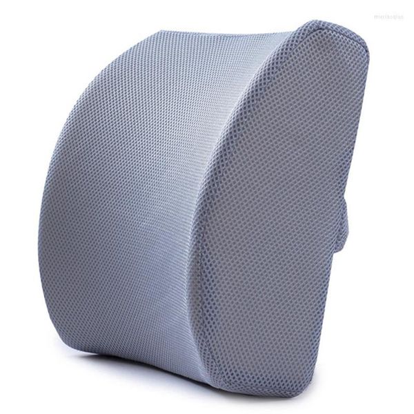 Cuscino in memory foam di colore puro per sedia da ufficio in rete traspirante a rimbalzo lento per