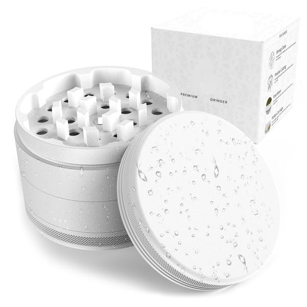 Acessórios para fumantes revestimento de cerâmica colorido 63mm de erva seca Tabaco Spice Spice Miller Grinder Brusher Retinging