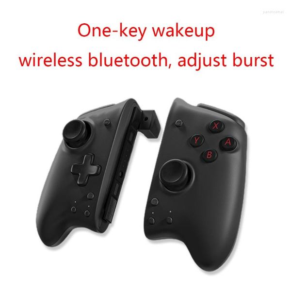 Game Controller Wireless Controller Bluetooth-kompatibler Gamepad-Griff ein-Tasten-Weckvibration für Switch Joy-Con linke rechte Host