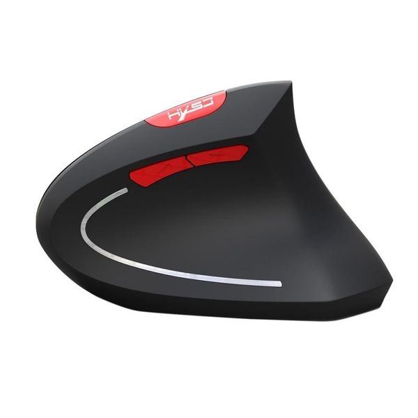 Giocatori di giochi portatili HXSJ Mouse ergonomico verticale Gamer Bluetooth Gioco ricaricabile USB 2.4G Wireless per PC Notebook Computer portatile