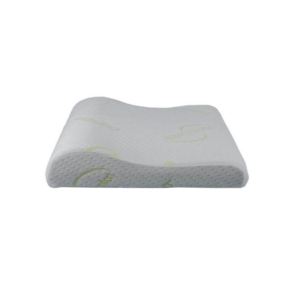 Travesseiro /decorativo Memória Visco de memória Bedding Protecção de pescoço Maternidade em forma de rebote lenta para travesseiros ortopédicos adormecidos brancos