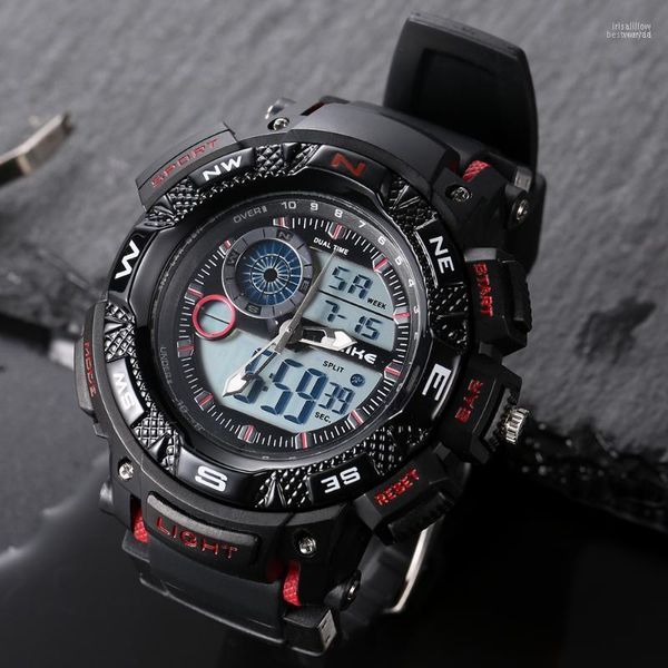 Avanadores de punho 2023 Losida G moda moda-patente digital Mens Sports Sports Exército Militar Watchwatch Erkek Saat Resista Clock Quartz Watc iris2