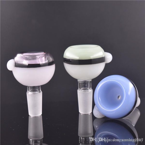 Оптовая 14 -мм 18 -мм мужская женская стеклянная миска с цветочными мисками фильтра снежинки для стеклянных бонгов бонги курительные миски