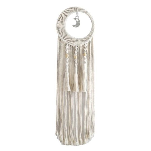 Figuras decorativas Objetos boho macru a apanhador de sonho decoração de parede decoração feita à mão