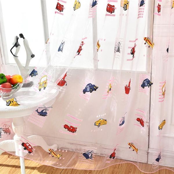 Tenda bella cartone animato tende per auto per soggiorno camera dei bambini camera da letto decorativa per bambini tende per bambini 1 pz