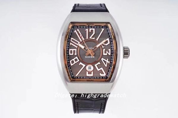 ABF V45 Orologio diametro 44mm con movimento ETA2824 ampiezza ad alta frequenza 28800 zaffiro specchio struttura sandwich cassa designer Watch Montre de Luxe