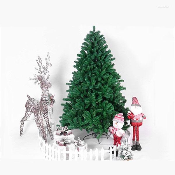 Decorazioni natalizie 45 90 120 150 180 Cm Albero di pino con base in legno Decorazione da tavolo per la casa fai-da-te Alberi di sisal glassati artificiali