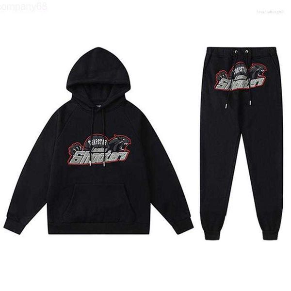 2023 Tute da uomo Abbigliamento da uomo Tuta Set Trap Star Shooter Abbigliamento sportivo Felpa con cappuccio Pantaloni Abito da 2 pezzi Moda Hip Hop Streetwear Tuta sportiva di marca