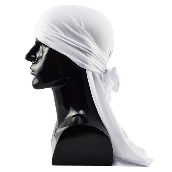 Ball Caps Luxe Spandex Durag Summer Cooling Unisex Longtail Hiphap Fashion Head Wrap
