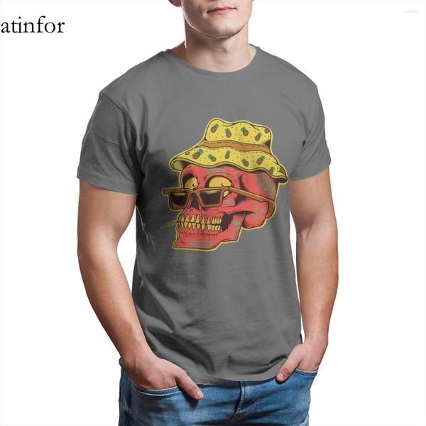 T-shirt da uomo Beach Skull Maracaibo T-shirt personalizzata in cotone manica vintage streetwear cool abbigliamento uomo 25891