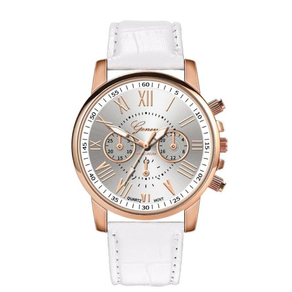 Orologi da polso Ginevra Orologi Donna Sport Cinturino in pelle Orologio da polso al quarzo Casual Donna Prezzo Dropship Reloj MujerOrologi da polso