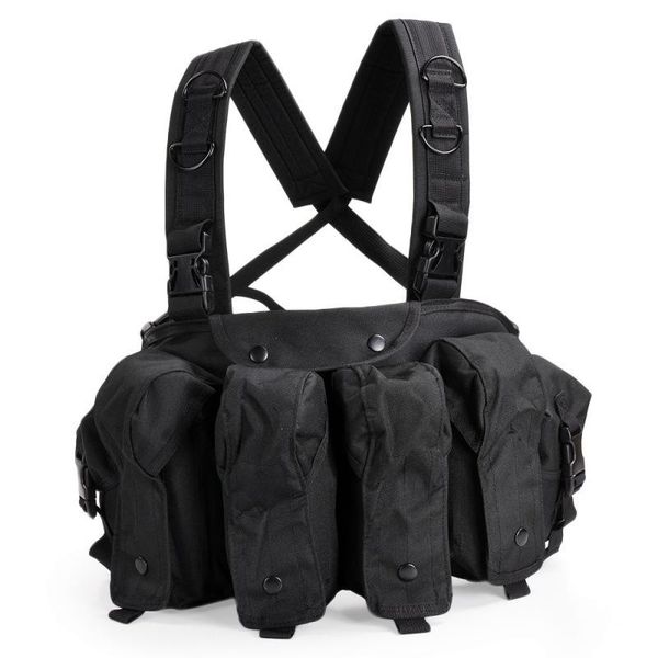 Jagdjacken Militär Molle Taktische Weste AK Mag Pouch Chest Rig Army Gear Paintball-Ausrüstung Männer Outdoor-Kampfwesten