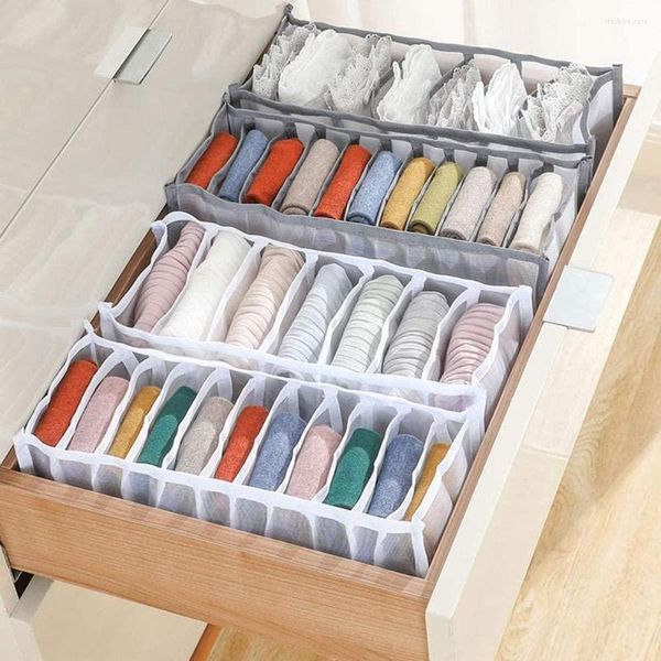 Aufbewahrungsschubladen Unterwäsche Schublade BH Organizer Schrank faltbare Fach für Socken Bindungen Babykleidung