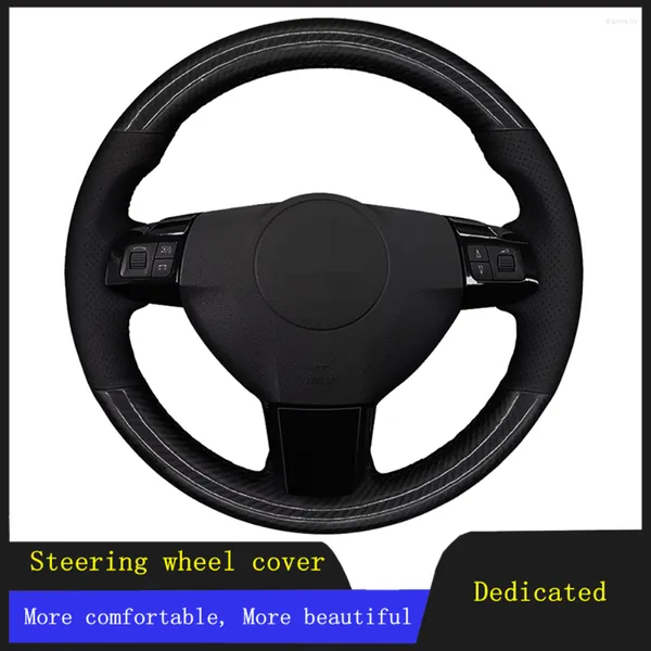 Coprivolante Copriauto fai da te in pelle nera in fibra di carbonio per Vauxhall Astra Signum Vectra (C) 2005-2009 Zaflra (B) 2005-2014