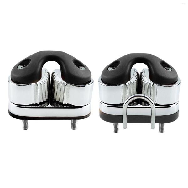 Tüm Terrain Wheels 316 Paslanmaz Çelik 2 Kırmızış Top Yatak Kamkası Fairlead Yelkenli Yelkenli Halat Çapı 3-12mm 1 adet