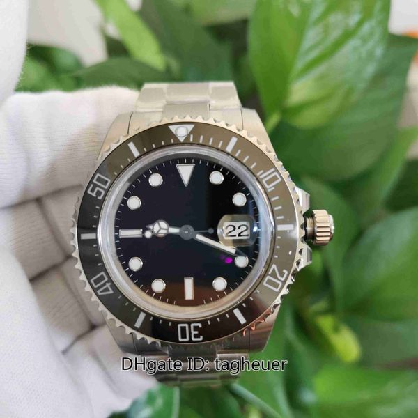 Мужские часы BP Factory 50th Anniversary 43mm Red Sea-Dweller 126600-0001 Часы с керамическим безелем CAL.2813 2836 3235 Механизм Механические автоматические мужские наручные часы