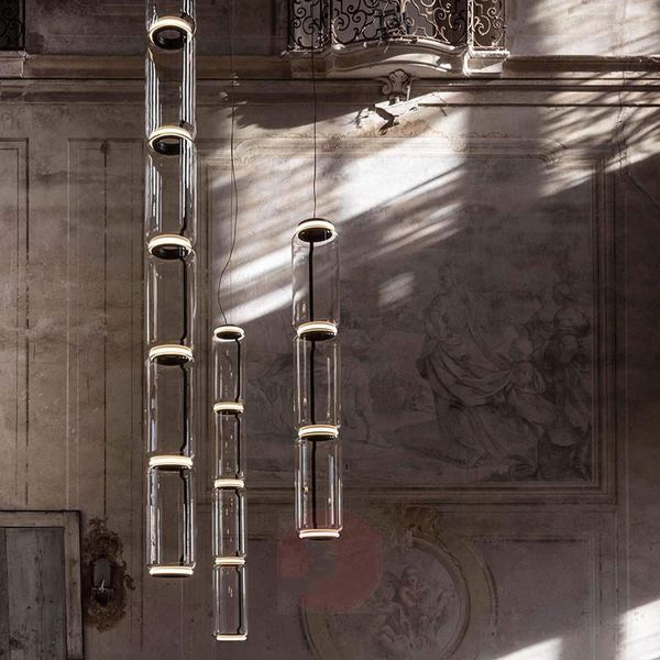 Подвесные лампы Италия Дизайн тяжелый стеклянный свет скандинавский современный подвесной светодиодный прибор для столовой магазин лофт