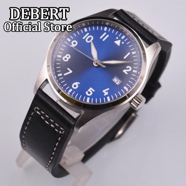 Armbanduhr Custom Logo Uhr für Männer Schwarz Blau Grün Sterile Zifferblatt 40 mm Silber Hülle Hand NH35A Mechanische Automatik Bewegung Watcheswristwww