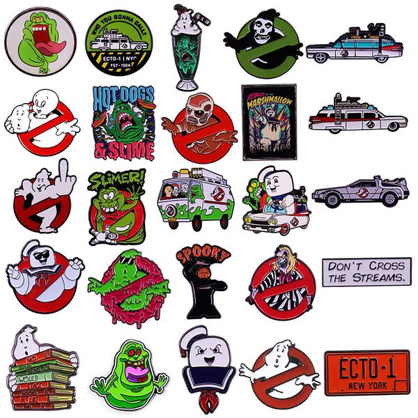 Horror Movie Series Enamel Pins Halloween Metal Brooch Badge Fashion Jewellery Clothes Hat Backpack Accessory Gifts