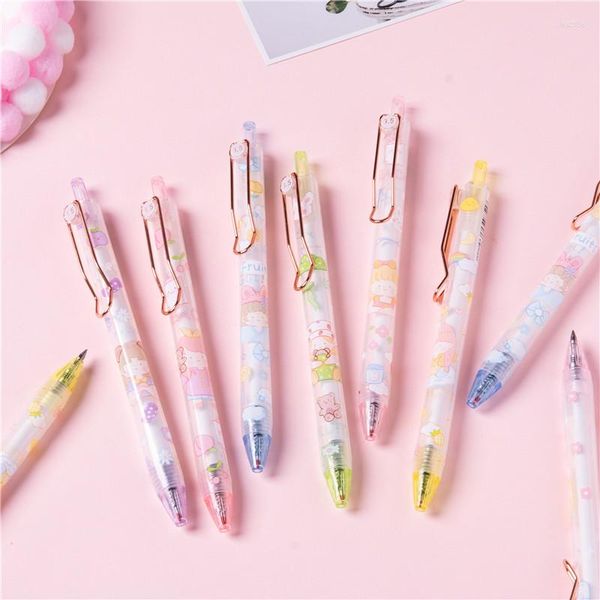 PCs/bolsa Diário fofo Gel Gel Pen Kawaii Escola de imprensa coreana Supplência de instrumentos de instrumentos de presente 0,5mm