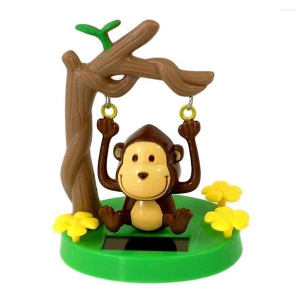 Decorazioni interne Alimentato ad energia solare Danzante Animale Oscillante Animato Ballerino di Bobble Decorazione per auto Giocattolo per bambini Decorazione regalo